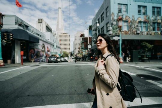 Chinese tourist in San Francisco