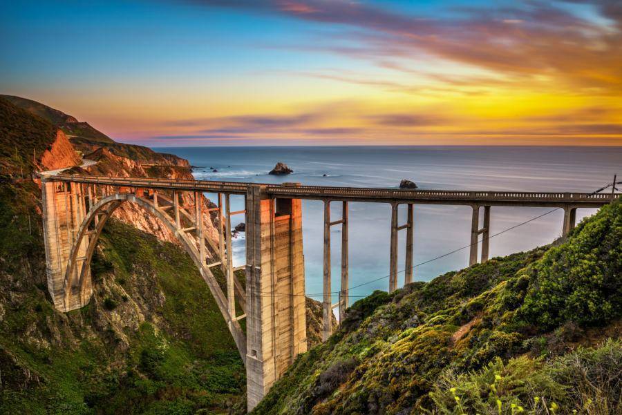 Sunshine on the California coast